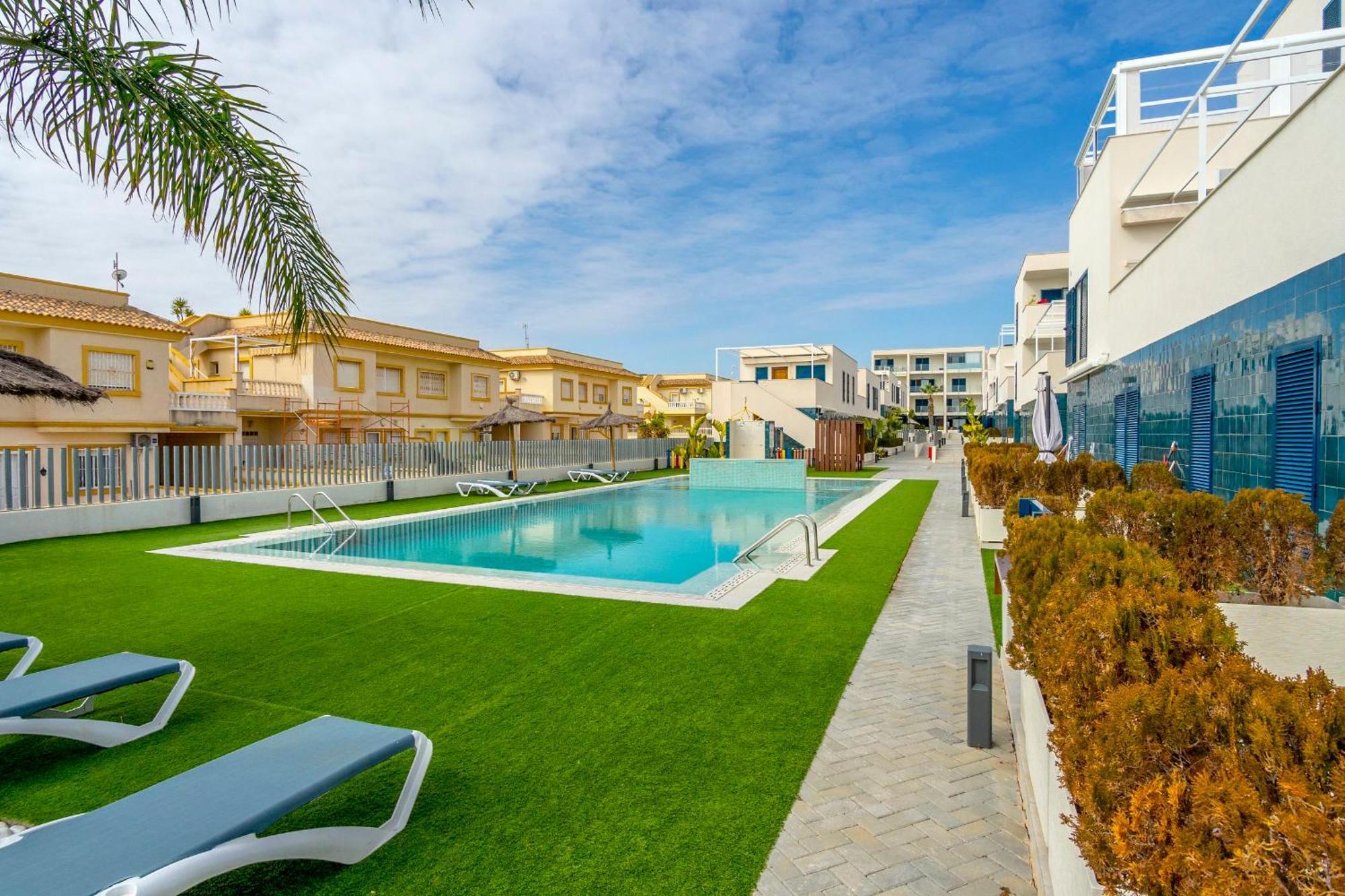 Turquesa Del Mar - Sun & Beach & Golf & Bike - Large Terrace Ground-Floor Spanish Apartment Dehesa de Campoamor  المظهر الخارجي الصورة