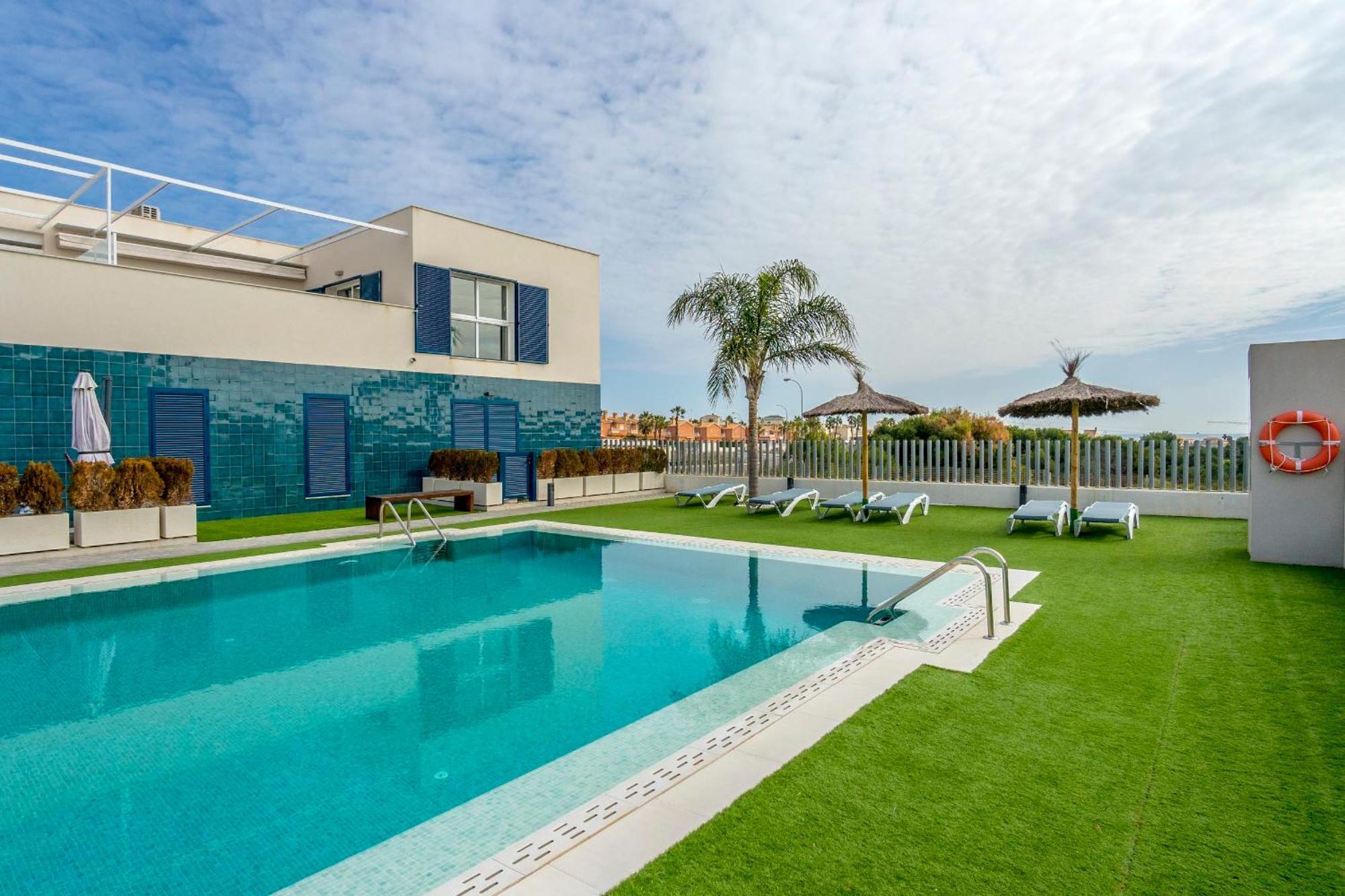 Turquesa Del Mar - Sun & Beach & Golf & Bike - Large Terrace Ground-Floor Spanish Apartment Dehesa de Campoamor  المظهر الخارجي الصورة