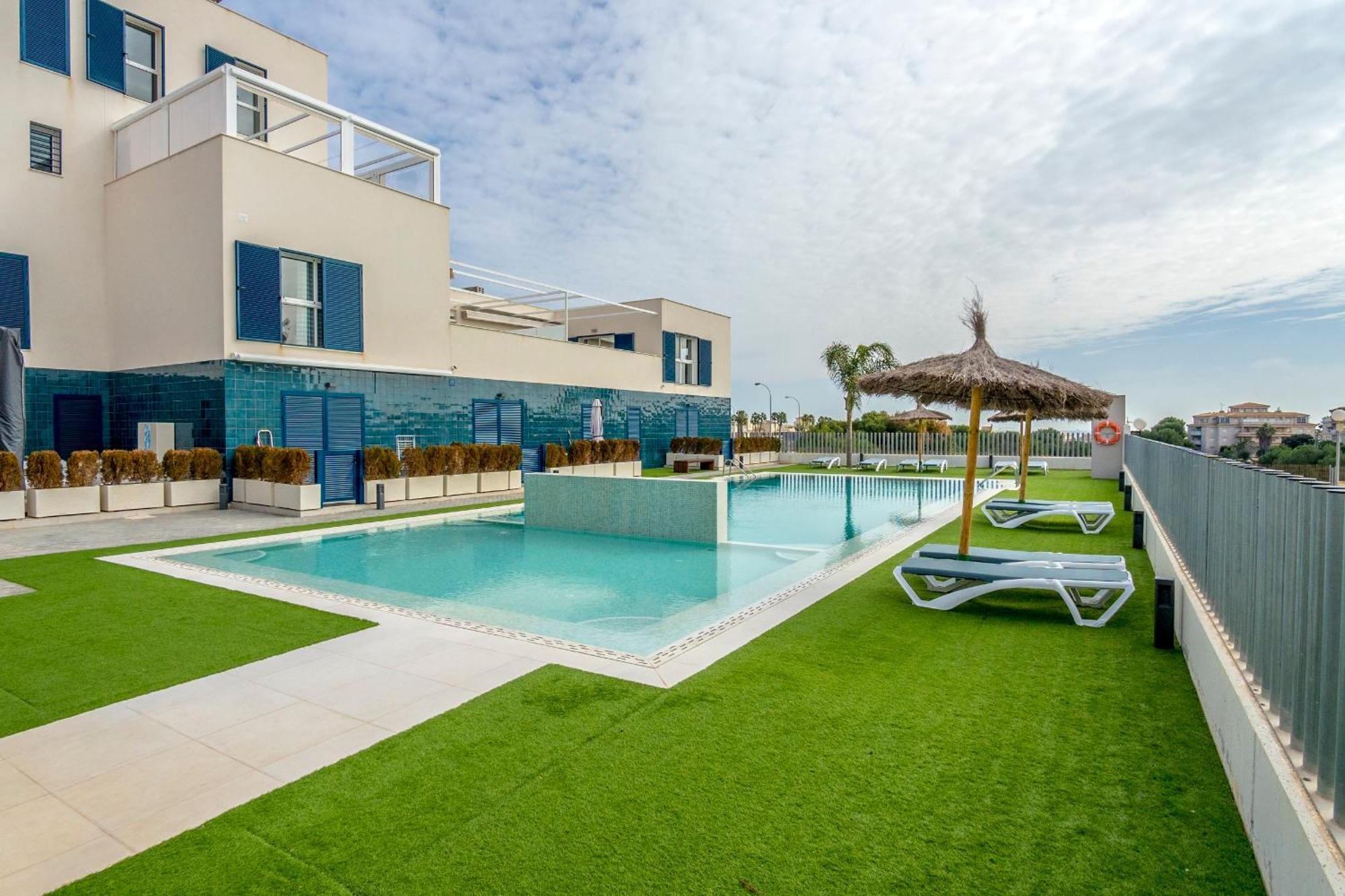 Turquesa Del Mar - Sun & Beach & Golf & Bike - Large Terrace Ground-Floor Spanish Apartment Dehesa de Campoamor  المظهر الخارجي الصورة