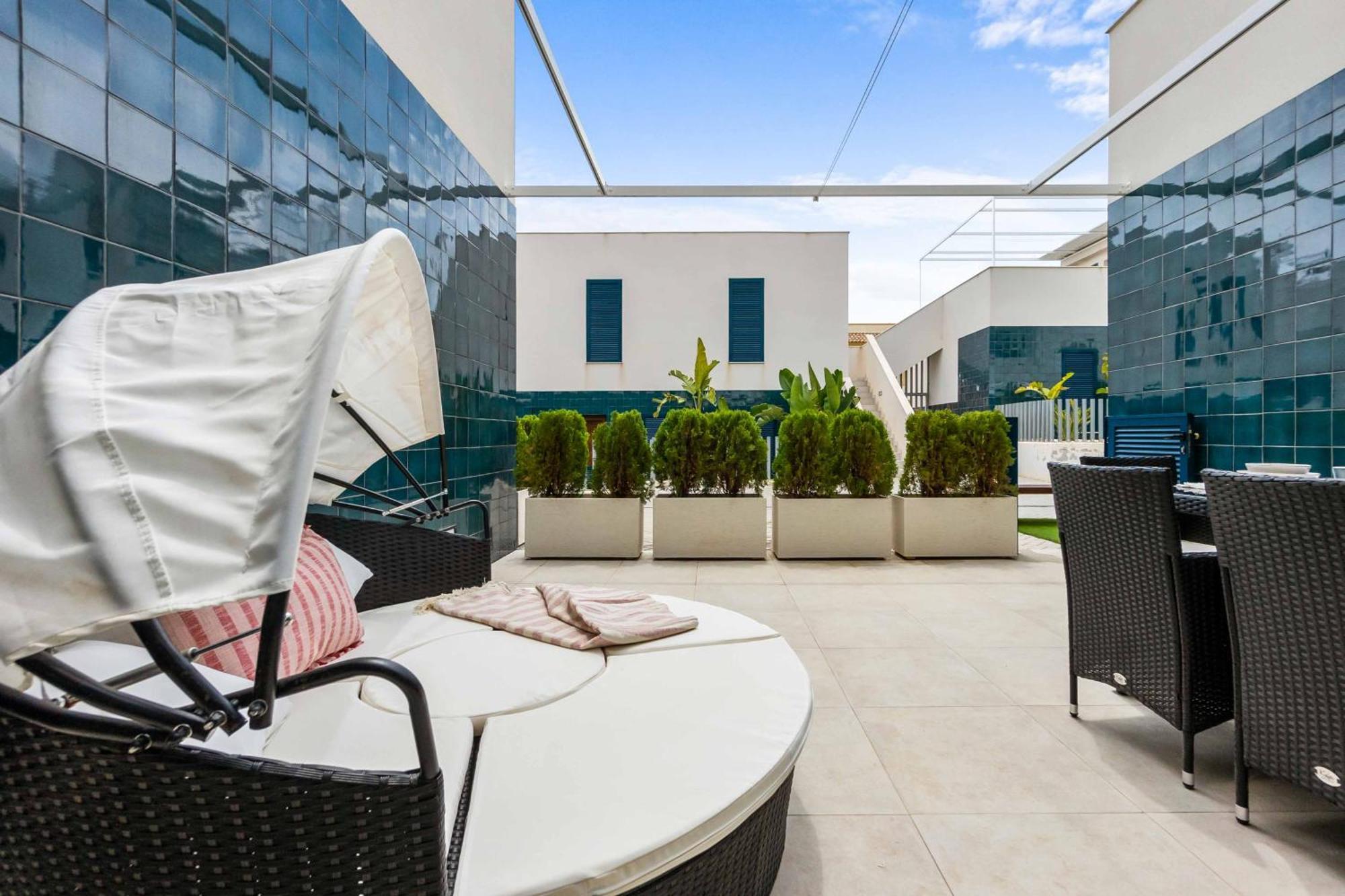 Turquesa Del Mar - Sun & Beach & Golf & Bike - Large Terrace Ground-Floor Spanish Apartment Dehesa de Campoamor  المظهر الخارجي الصورة